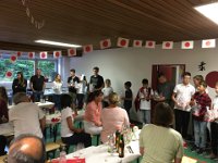 Überreichung Präsente und Verabschiedung