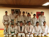 Unsere Judoka und unsere Gäste nach der Trainingsstunde